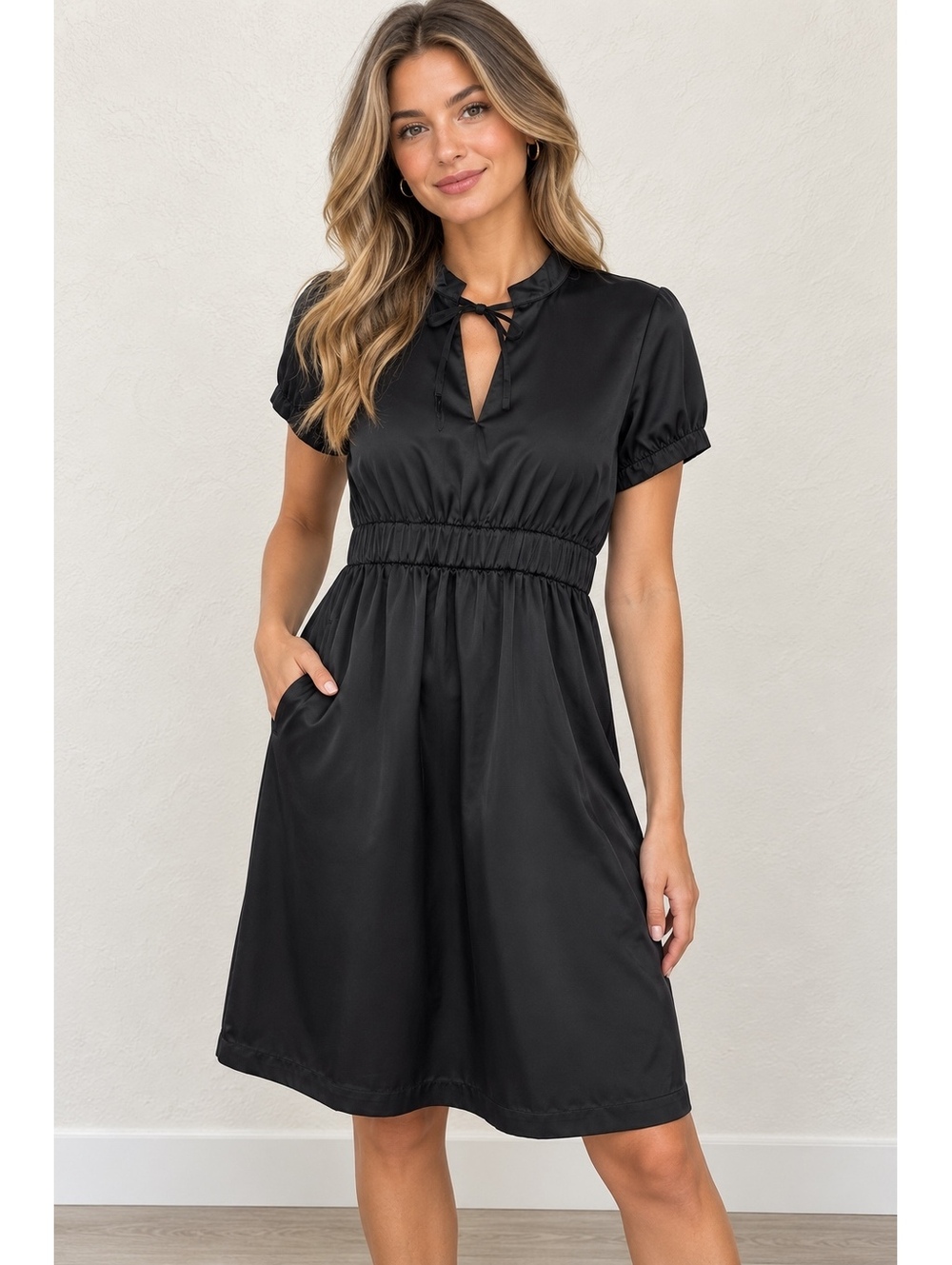 Converse One Star Women's Small Black Satin Dress